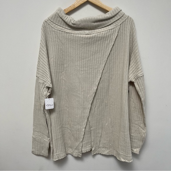 NWT Free People Cowl Neck Top - Picture 9 of 13